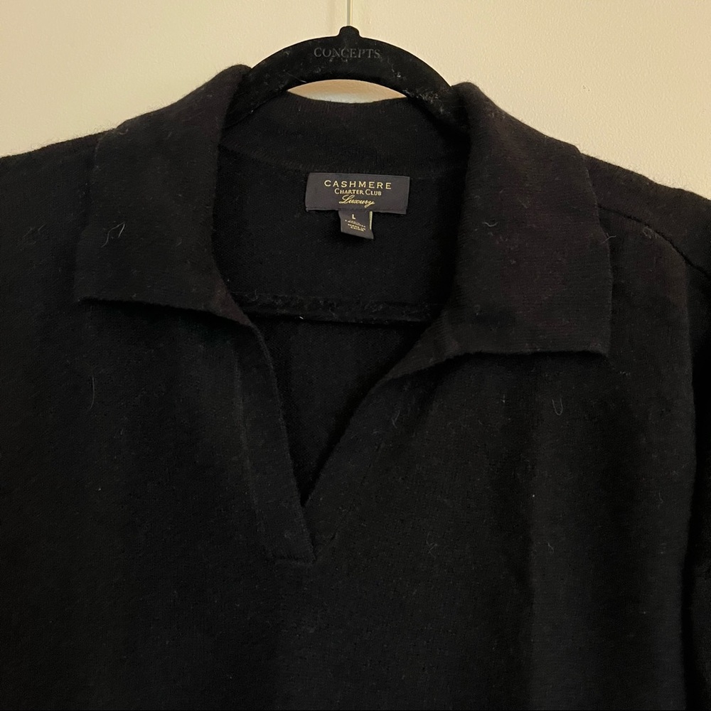 Cashmere Collared Sweater